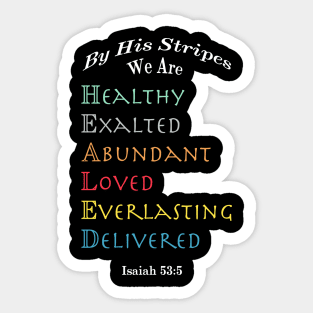 Isaiah 53:5 Sticker